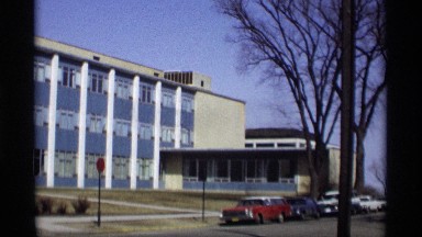 1966: very highest in the building near to parking in the car
