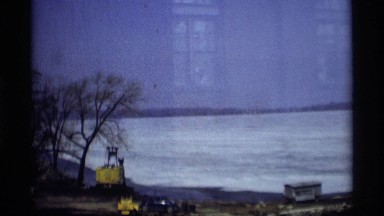 1966: watch the big beach low angle view near to the tree sand walk place steps