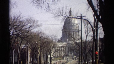 1966: the washington white house is shown clearly there are many trees