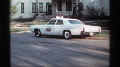 1969: a police car parked on the side of the road HOLLAND MICHIGAN