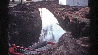 1969: middle of the river in underground ROCKFORD MINNESOTA