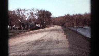 1969: beautiful forest around the middle of road ROCKFORD MINNESOTA