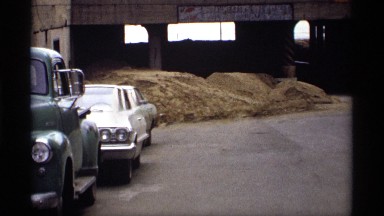 1969: a street under construction work SAINT PAUL MINNESOTA