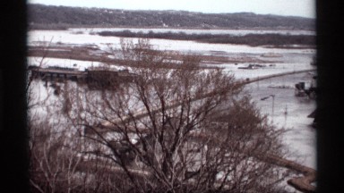 1969: beautiful forest around the middle of river SAINT PAUL MINNESOTA