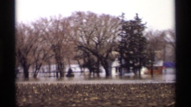 1969: Pan Across a Flooded Farm in Savage Minnesota