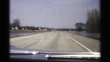1969: beautiful nature place around the forest and travels in a car SAVAGE