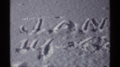 1968: letter are written in sand,date and month is mention in sand art, CHICAGO