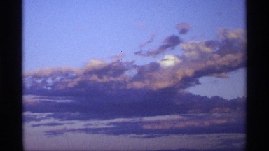 1974: the sky with clouds at the morning sun rise time and it looks very