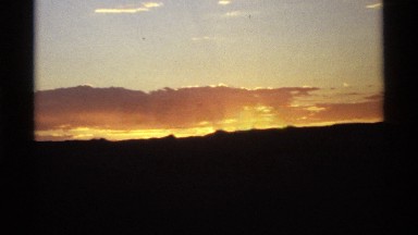 1974: sunset in the horizon WORLDS FAIR SEATTLE