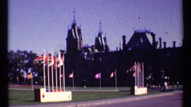 1967: a visit to a magnificent building and a very popular square OTTAWA CANADA