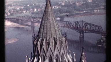1967: Old Church Near the River and It Is Very Beautiful and Tall OTTAWA CANADA