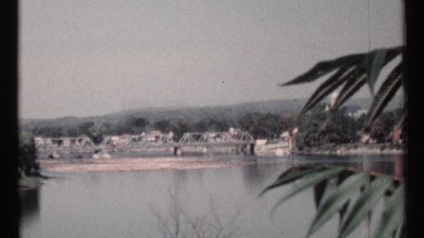 1967: a hidden vantage point over reflective lake OTTAWA CANADA