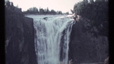 1967: huge waterfall and white birds OTTAWA CANADA