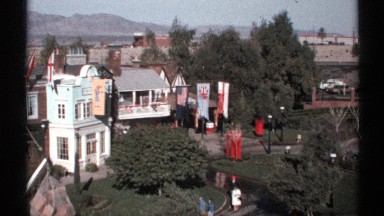 1972: a cite site view some buildings and trees are surrounding there at the