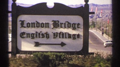 1972: when we were young our parents took us to the english village ARIZONA