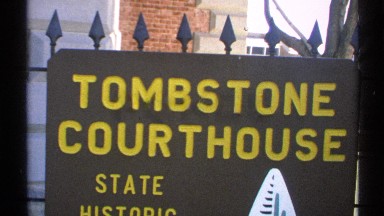 1972: a board that mentioned the name of the house at the front door of the