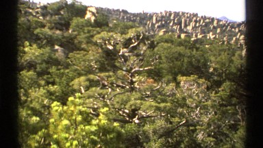1972: aerial view of mountains ARIZONA