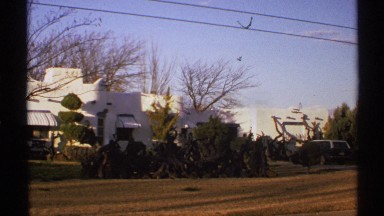 1972: nice hispanic influenced white house with a very nice trees and grass. NEW