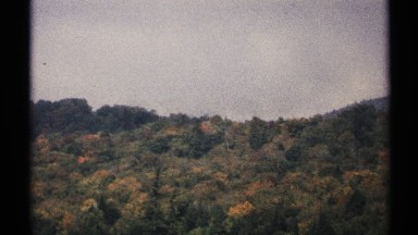 1971: Trees Flow Across Mountain Tops With Colorful Leaves New York