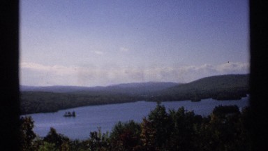 1971: scenery of mountain and river NEW YORK