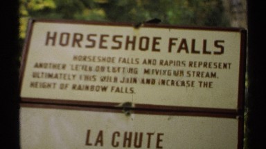 1971: a beautiful view of horseshoe water falls and it natural beauty NEW YORK