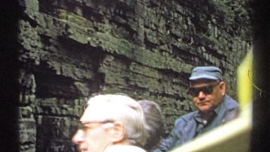 1971: tour of a ledge area NEW YORK