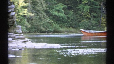 1971: boat ride enjoyments at river NEW YORK
