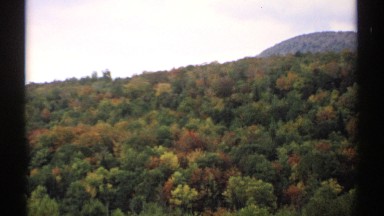 1971: shapes,colors and textures highlight differences between mountains VERMONT