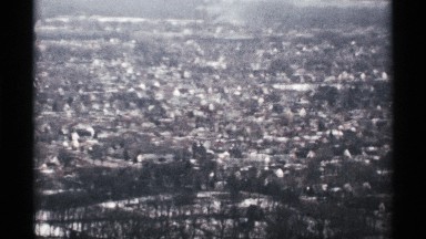 1971: view of a town from an elevated angle LA CROSSE WISCONSIN