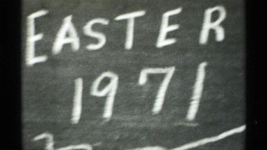 1971: easter flowers in 1971 LA CROSSE WISCONSIN