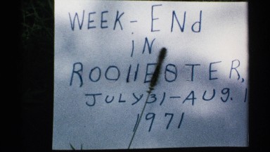 1970: A Notice in Black and White Behind a Long Inflorescence Wagging in the Wind