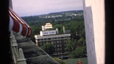 1970: filming old building from top floor of adjacent building MINNESOTA