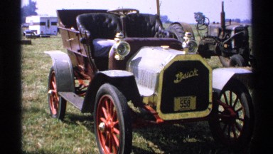 1971: collector's buick automobile parked in field with other vehicles.