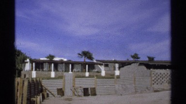 1975: new buildings under construction. you can see men working way up on the