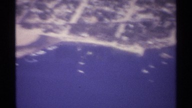 1974: aerial view of ocean and shoreline LA PAZ MEXICO
