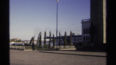 1975: Street View of Three Statues with Sunny Skies GUAYMAS MEXICO