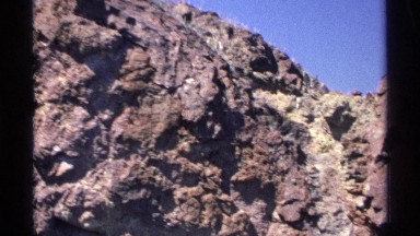 1975: steep cliff overlooking gorgeous shore GUAYMAS MEXICO