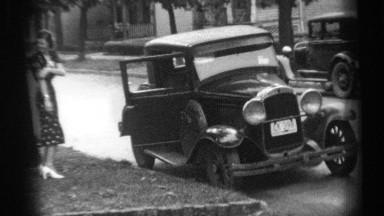 1938: a antique car that was used many years ago. CLEVELAND OHIO
