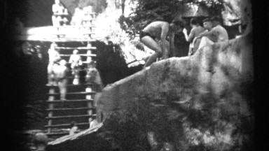 1938: people swimming, in beautiful location CLEVELAND OHIO