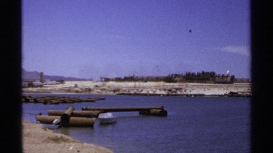 1974: a nice scenery from river shore CABO SAN LUCAS MEXICO