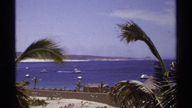 1974: People Enjoying Boats Off the Shoreline Cabo San Lucas Mexico