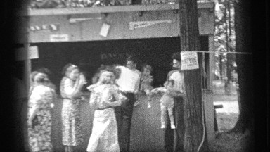 1937: shooting gallery at circus or carnival CLEVELAND OHIO