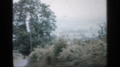1957: a panoramic view of farmland ENGLAND
