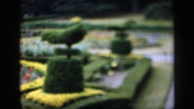1957: Beautiful Landscaped Garden Scene from Earlier Era England