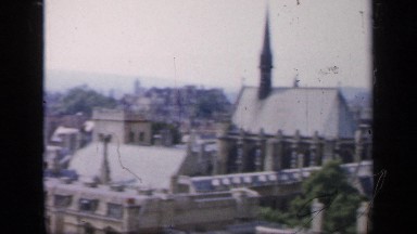 1957: sightseeing different beautiful old landmarks throughout europe are shown.