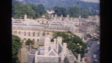 1957: a view of a street and it traffic flow ENGLAND