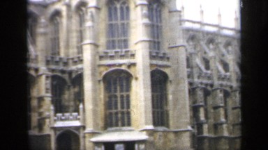 1957: overview of a city with large buildings and long roads with landmarks