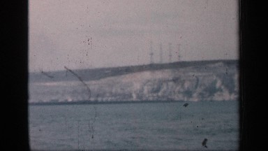 1957: Mountain Lake and Stone Rocks at Corner in England