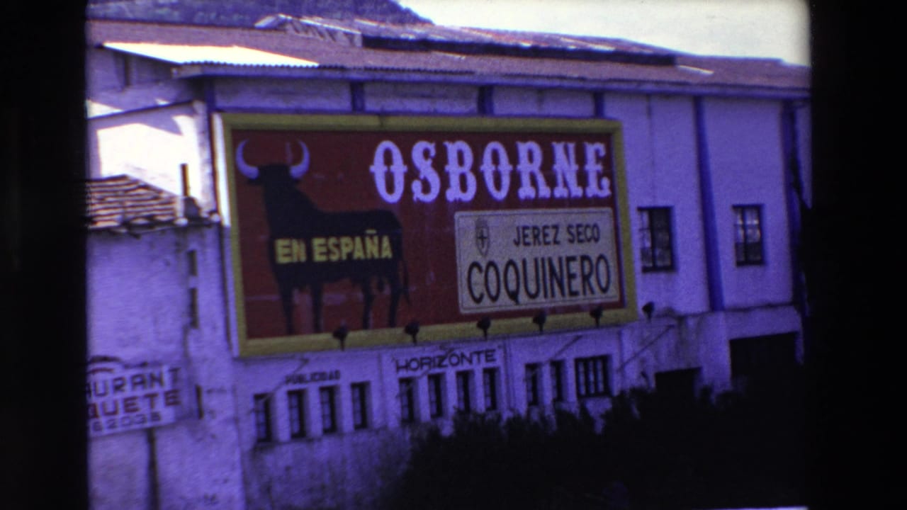 Osborne wall advertisement viewed from a slightly shifted handheld angle.