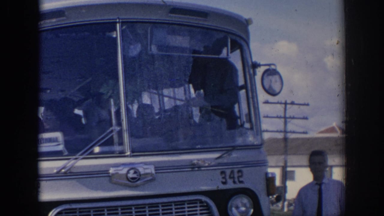 Front of a public bus with shattered windshield glass and number 342 visible.